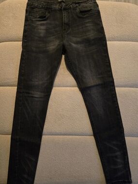 Men's Skinny Jeans - Black Wash